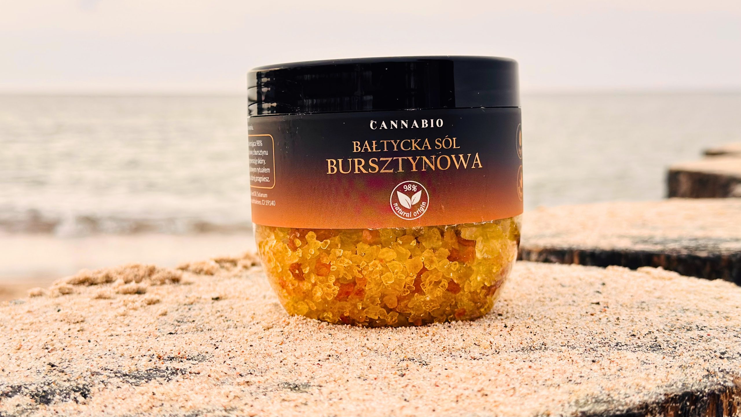 Bałtycka Sól Bursztynowa 500g kosmetyki Bałtycka Sól Bursztynowa 500g - obrazek 3